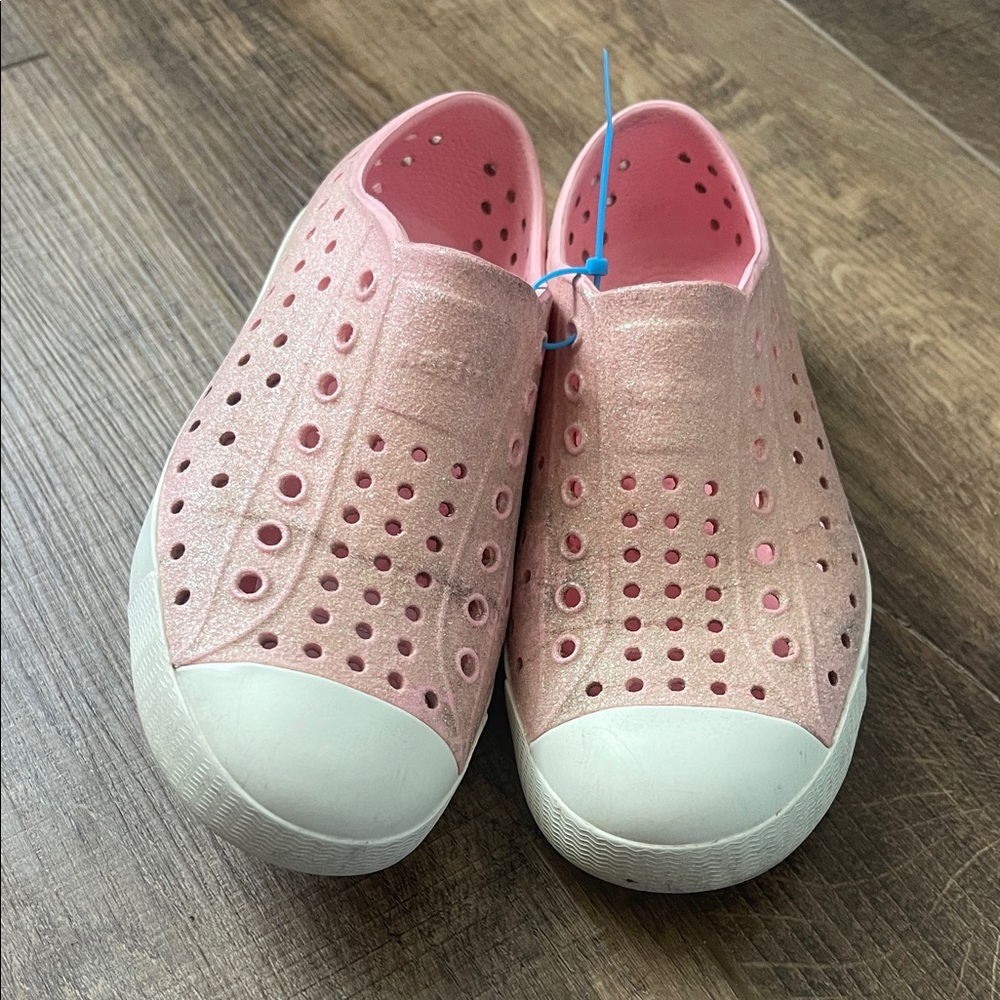 Kids Pink Slip-On Shoes